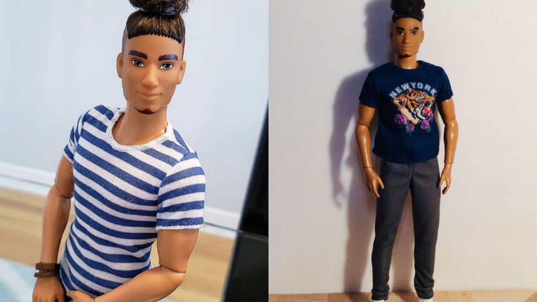 Black male doll Hispanic male doll mixed race doll Daniel from The Fresh Squad