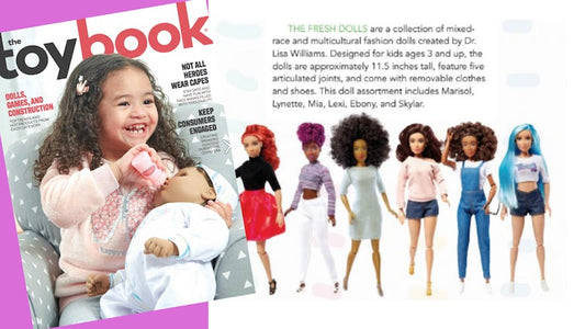 ToyBook Features the Fresh Dolls for our Diverse Line of Multicultural Fashion Dolls