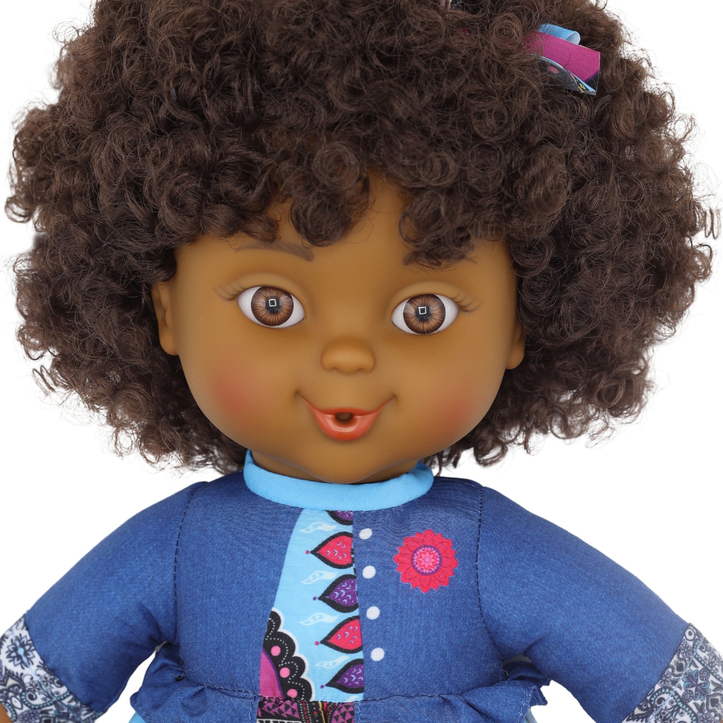 Positively Perfect Raven Toddler Doll – 14" African American Baby Doll with Curly Hair & Geometric Pajamas | Empowering Gift for Ages 3+