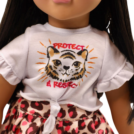 Positively Perfect Fresh Dreamer Sable 18" Doll – African American Fashion Doll with Natural Hair & Soft Body
