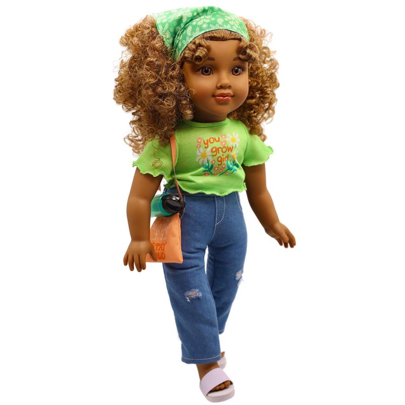 Positively Perfect Dolls 18" Assortment – Set of 4 Diverse Black Dolls for Kids | Willow, Cheyenne, Mira & Sable