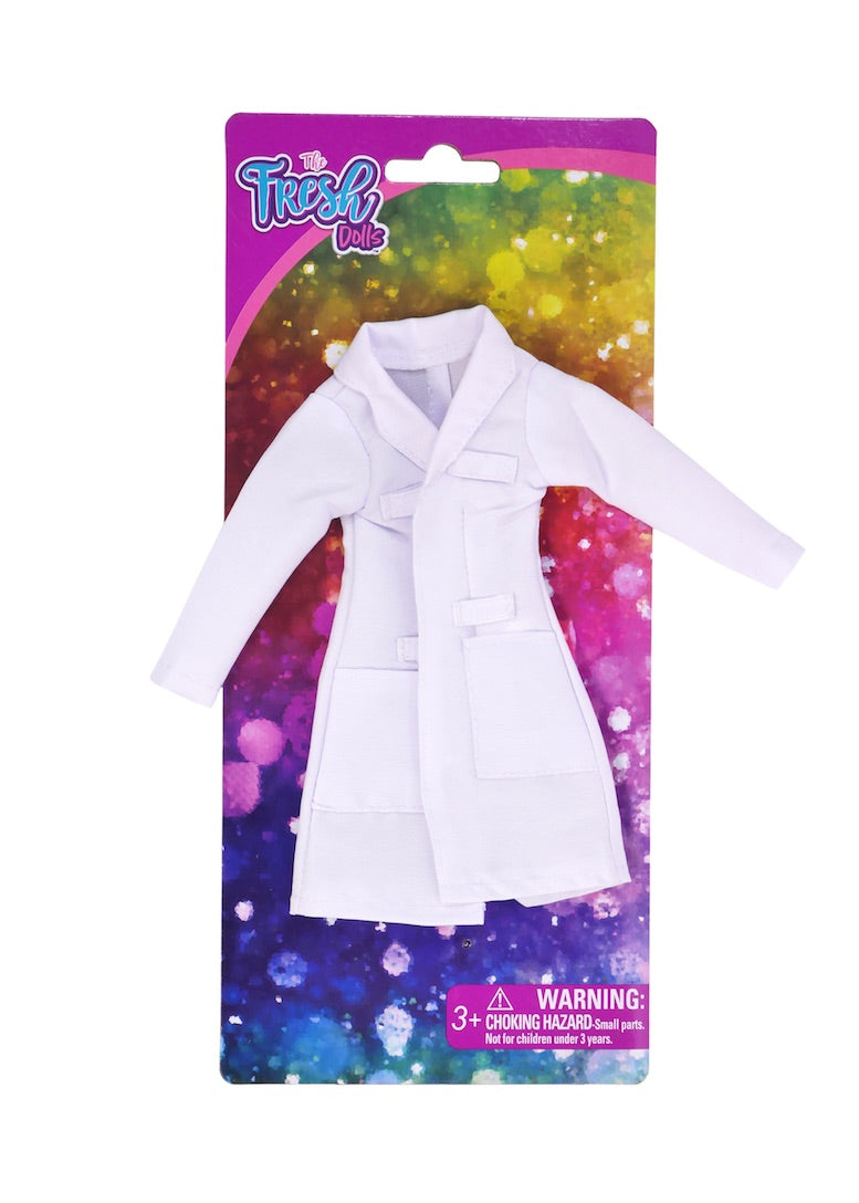 curvy fashion doll doctor lab coat fresh dolls
