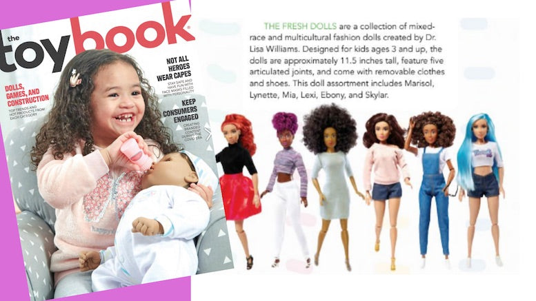 ToyBook Features the Fresh Dolls for our Diverse Line of Multicultural Fashion Dolls