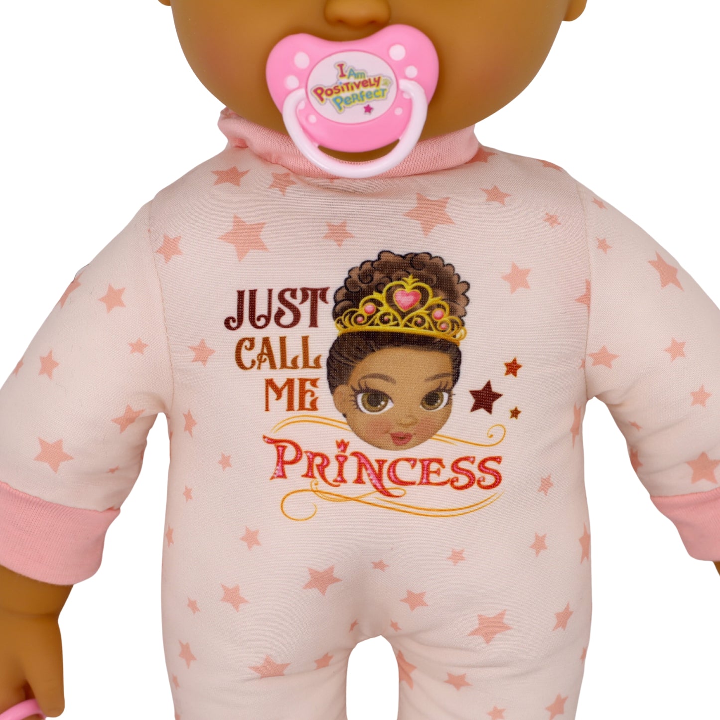 Positively Perfect Nala Toddler Doll – 14" African American Baby Doll with Afro Puffs & Star Pajamas | Empowering Gift for Kids 2+