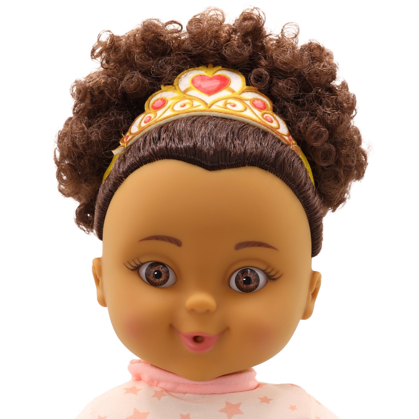 Positively Perfect Nala Toddler Doll – 14" African American Baby Doll with Afro Puffs & Star Pajamas | Empowering Gift for Kids 2+