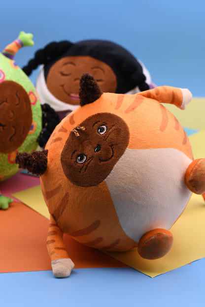 Fresh Cuddles Purrfect Kitty Plush Toy – 6" Soft Stuffed Cat in Costume | Cute Gift for Kids & Cat Lovers