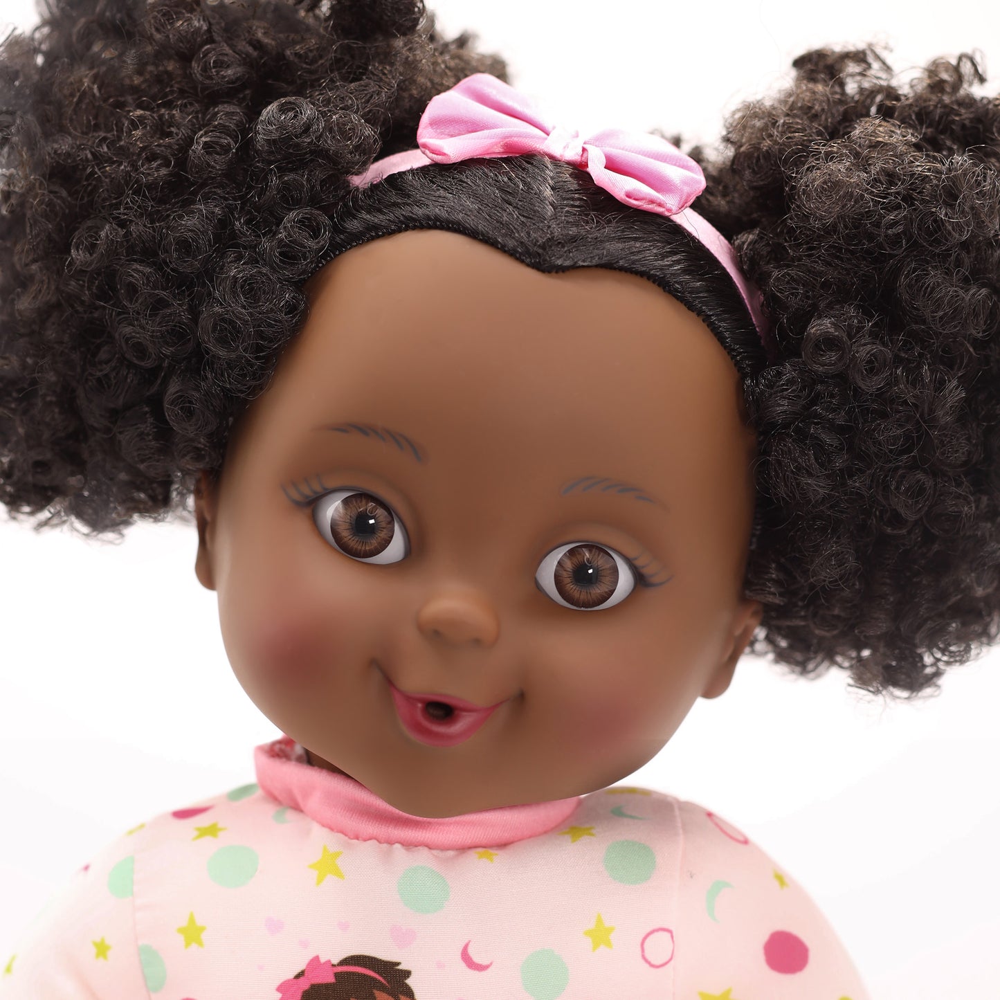 Positively Perfect Yolanda Toddler Doll – 14" African American Baby Doll with Afro Puffs | Soft, Empowering Gift for Kids Ages 2+
