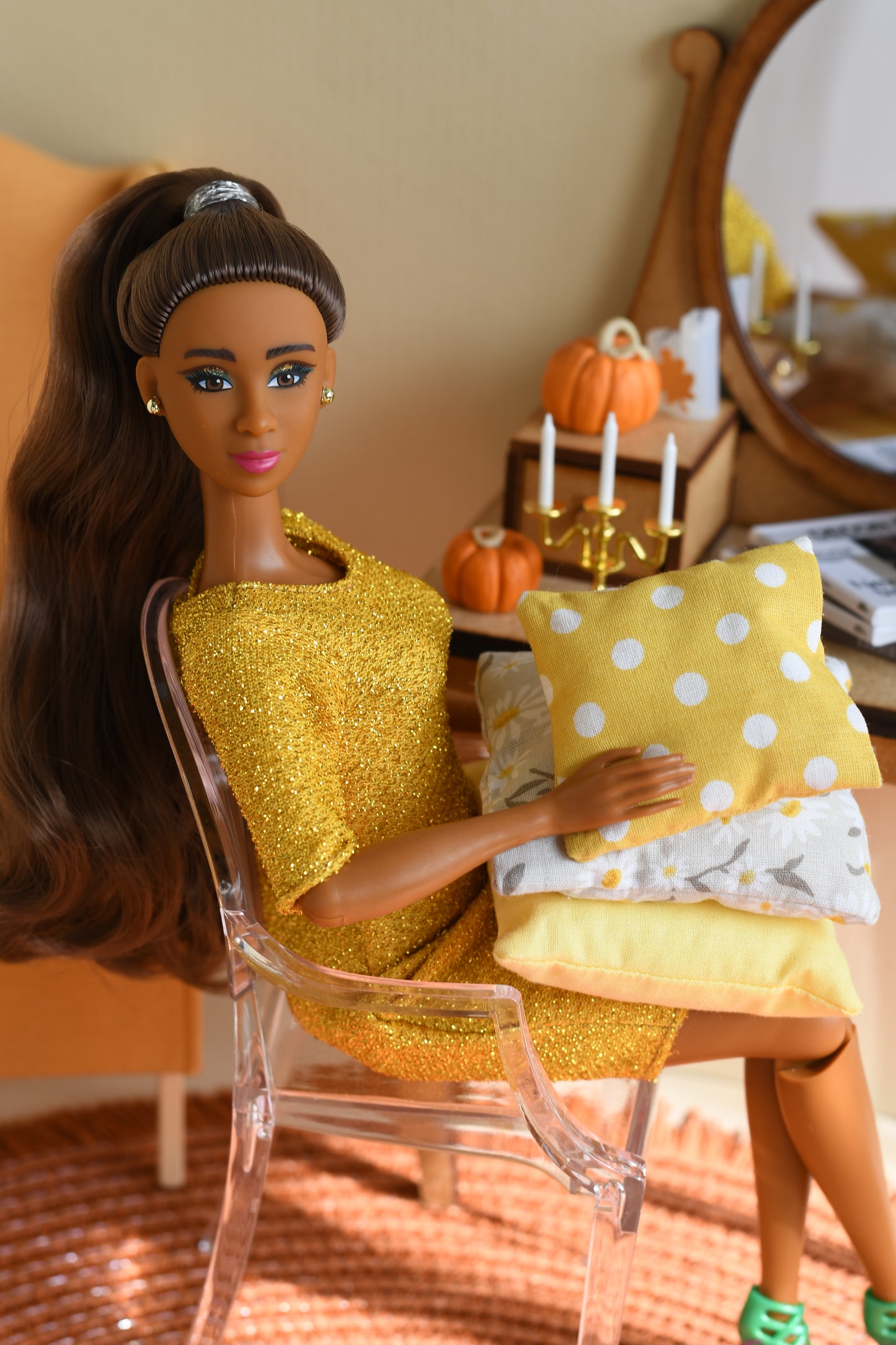 Keisha 11.5" Fresh Doll – Posable Fashion Doll with Fresh Finity Wear & Signature Green Bottom Shoes Collectible Doll for Kids 6+