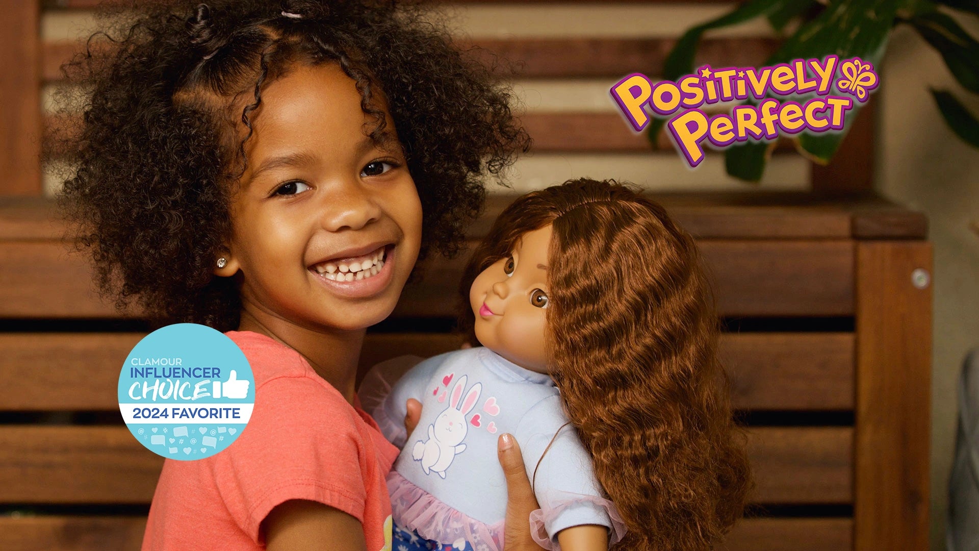 Positively Perfect Doll held by the kid