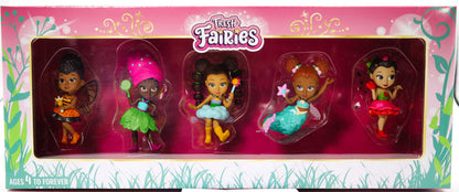Fresh Fairy Ambrosia – Ethnic Mini Doll Keychain with Afro Puffs & Bantu Knots | Collectible Gift for Kids & Adults