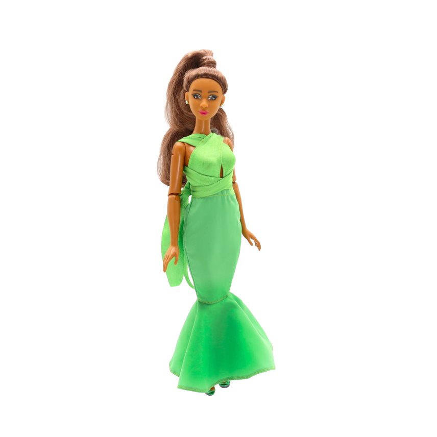 Keisha 11.5" Fresh Doll – Posable Fashion Doll with Fresh Finity Wear & Signature Green Bottom Shoes Collectible Doll for Kids 6+