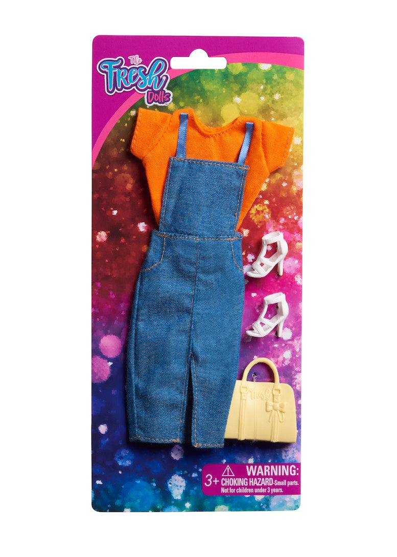 doll clothes fashion denim dress top fresh dolls