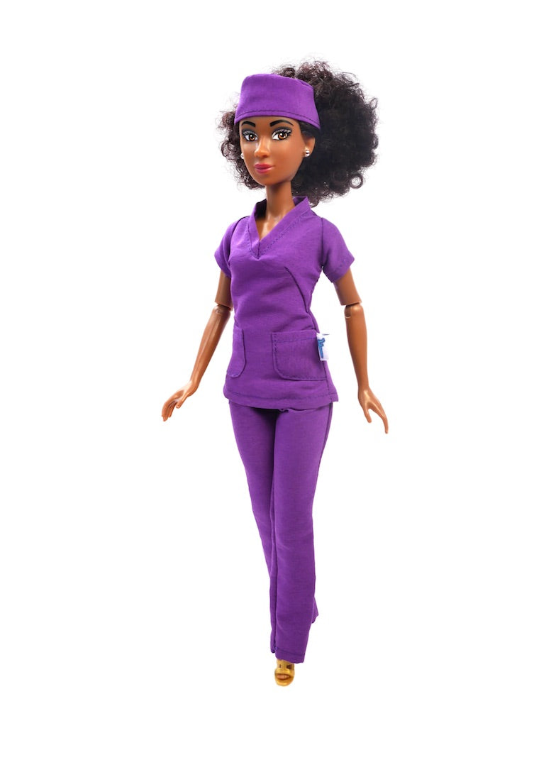 fashion doll essential workers uniform scrubs