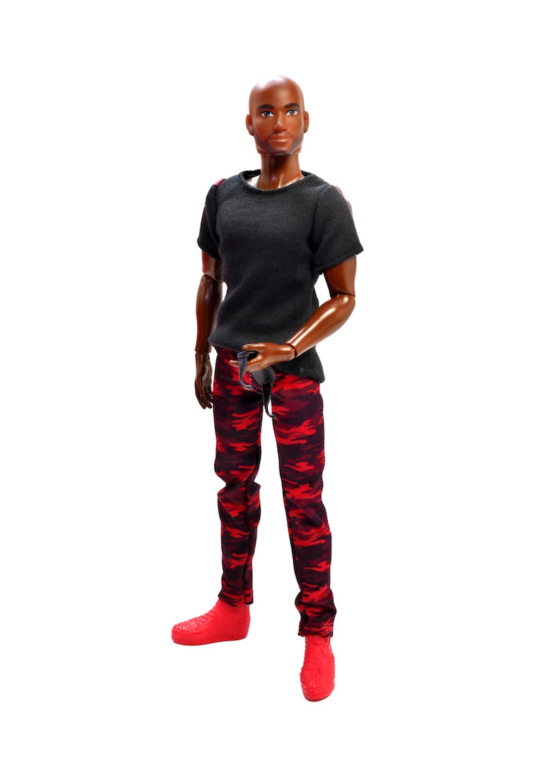 male black doll camo fashion pack clothes