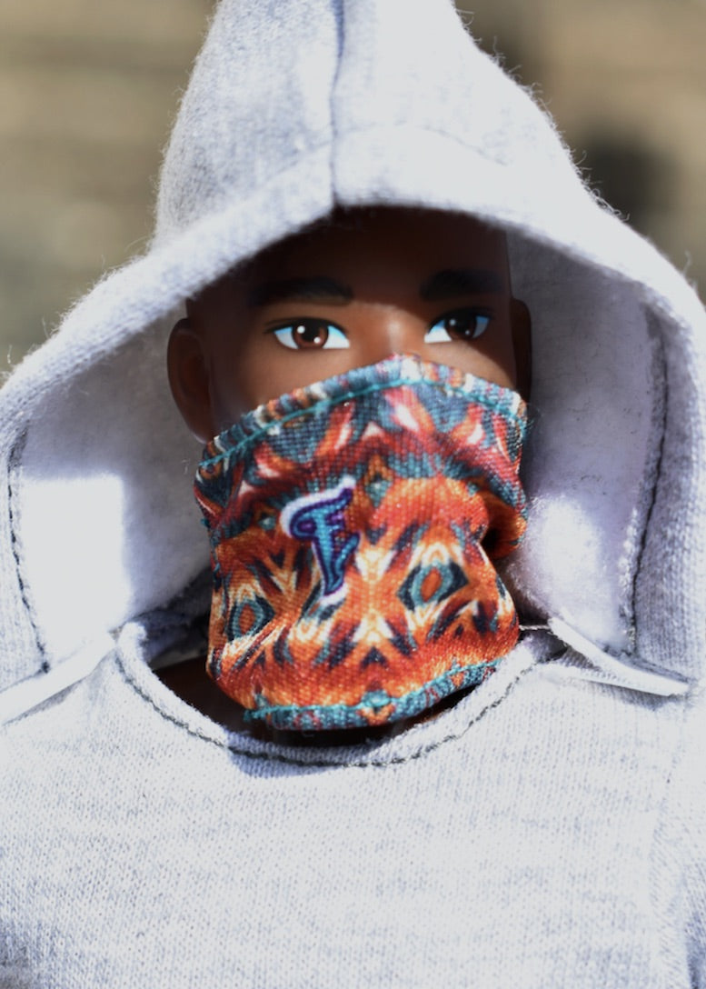 male fashion doll face mask hoodie fashion pack